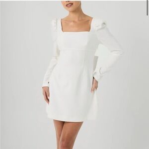 Bridal White Sleeve Dress